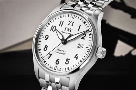 iwc white dial|iwc mark xx 36mm.